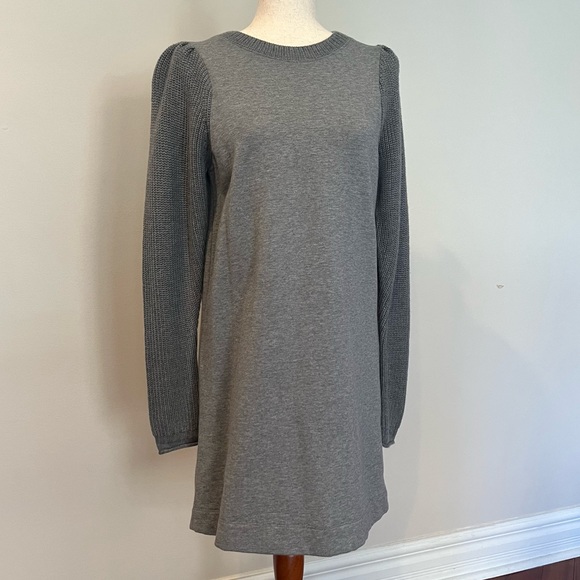 Splendid Dresses & Skirts - NWT SPLENDID Gray Sweater Dress with Long Knit Sleeves Size Small